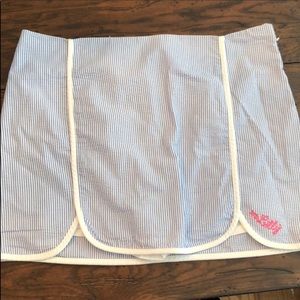 Lilly Pulitzer seersucker Cala skort size 10